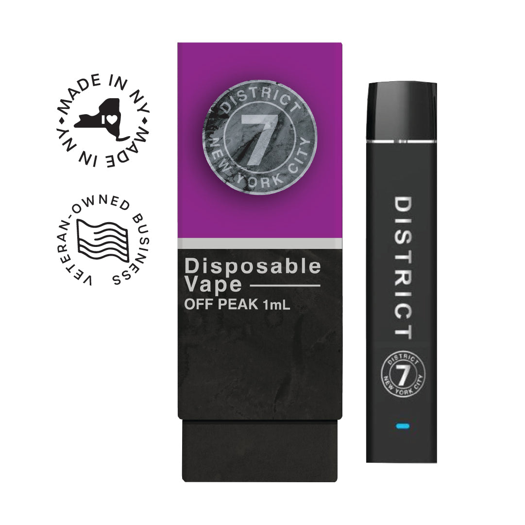 District 7 | Off Peak: Granddaddy Purple (Disposable Vape)