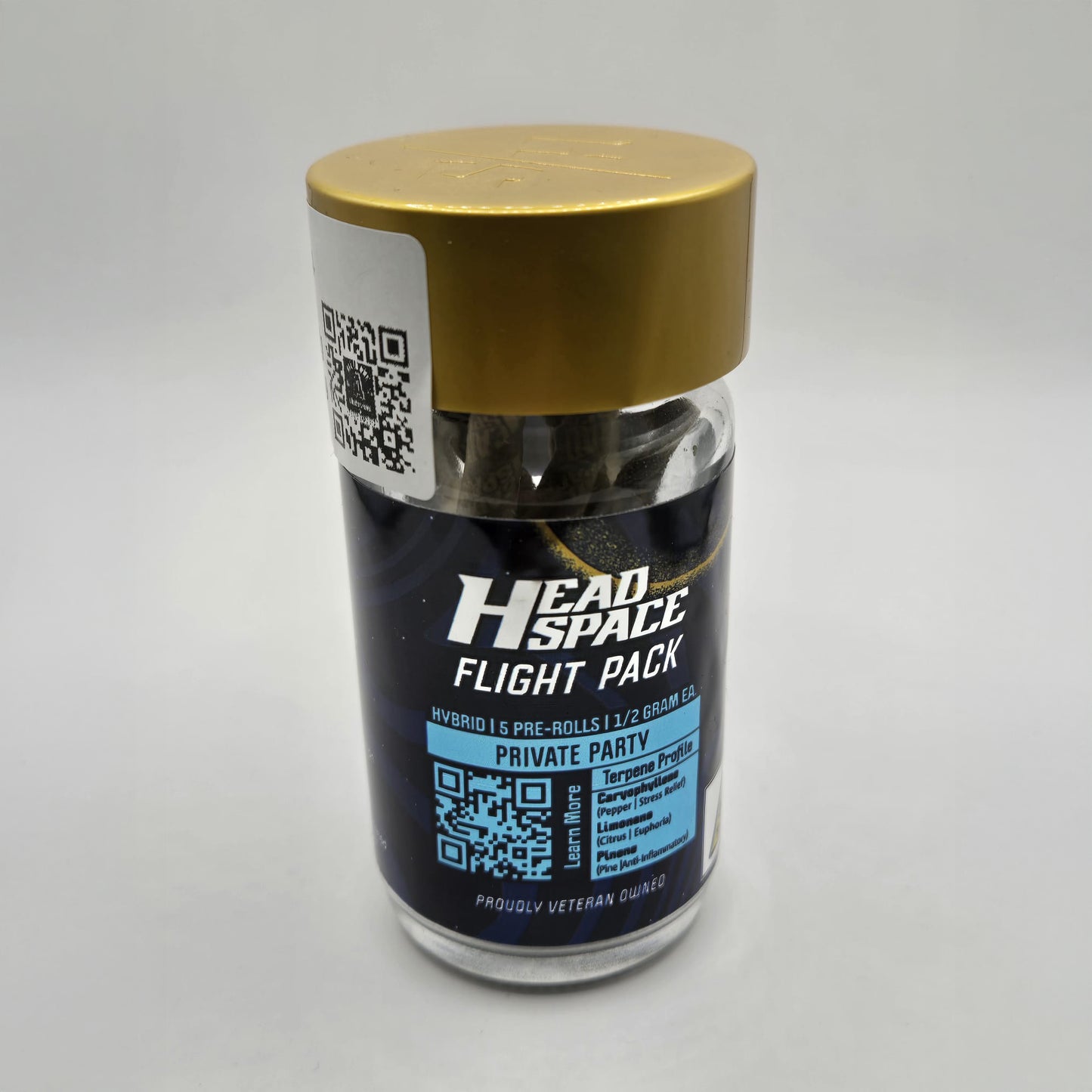 Head Space | Private Party | Flight Pack (5 x 0.5g Prerolls)