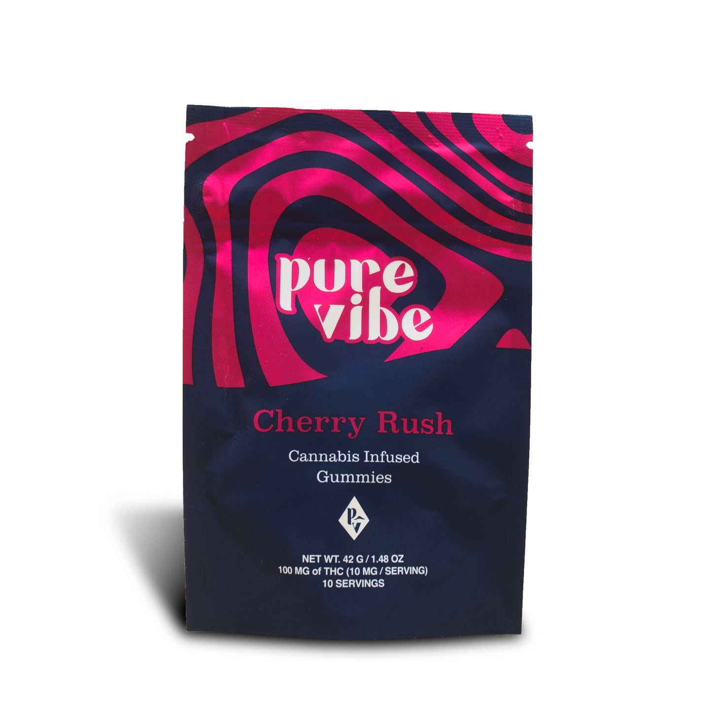 Pure Vibe | Cherry Rush Gummies | 100mg