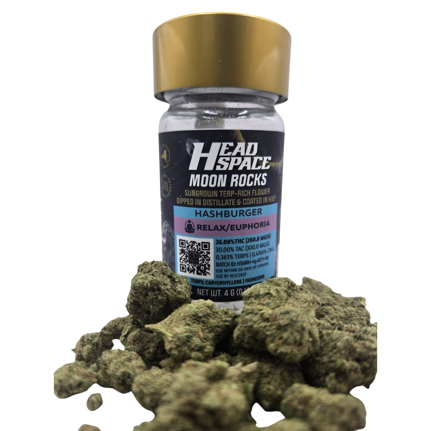 Head Space | 4g Whole Infused Flower | Hashburger (Hybrid)