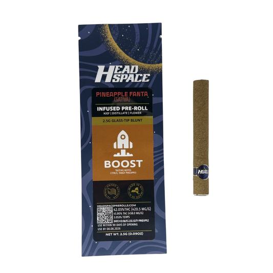 Head Space | 2.5g Infused Glass Tip Blunt | Pineapple Fanta (Sativa)