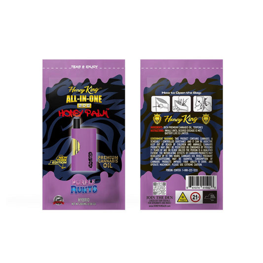 Honey King | Purple Runts (Hybrid) | 2g Disposable Vape